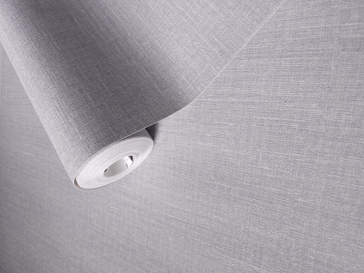 TEXTURED FABRIC LINEN WALLPAPER