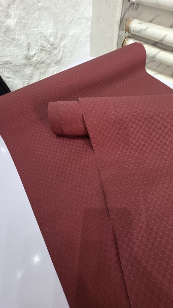 Textured Burgundy Color Wallpaper